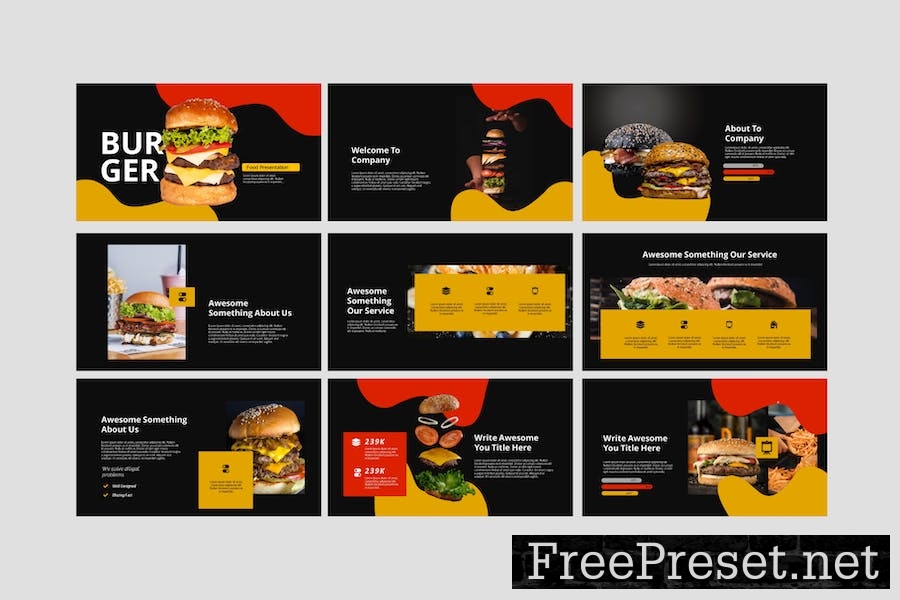 Burger Google Slide Template