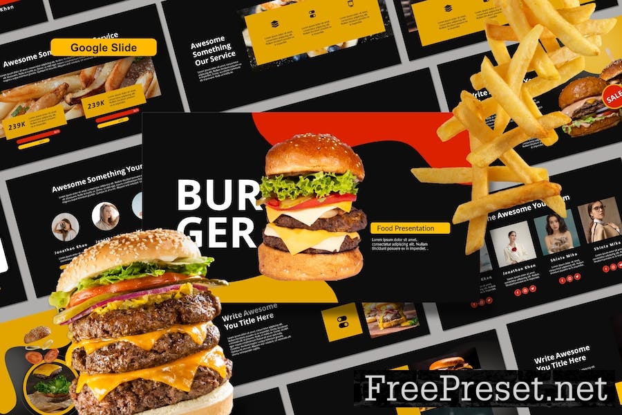 Burger Google Slide Template