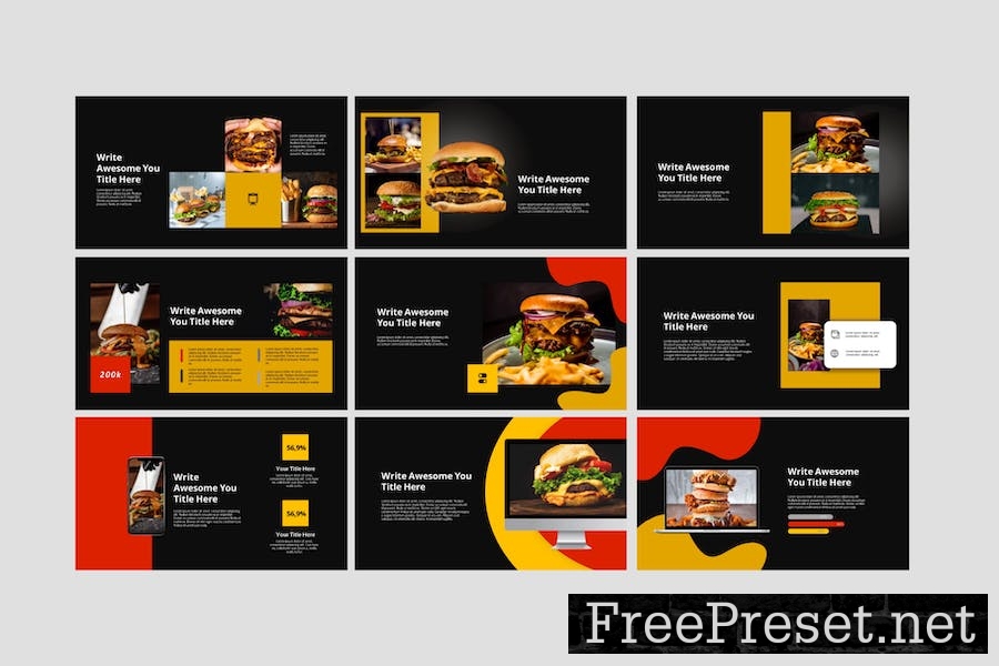 Burger Keynote Template