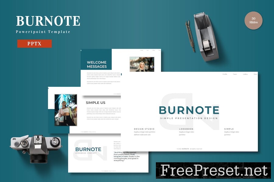 Burnote - Powerpoint GGX22RF