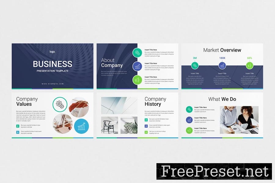 Business Google Slides Presentation Template FTATNAE