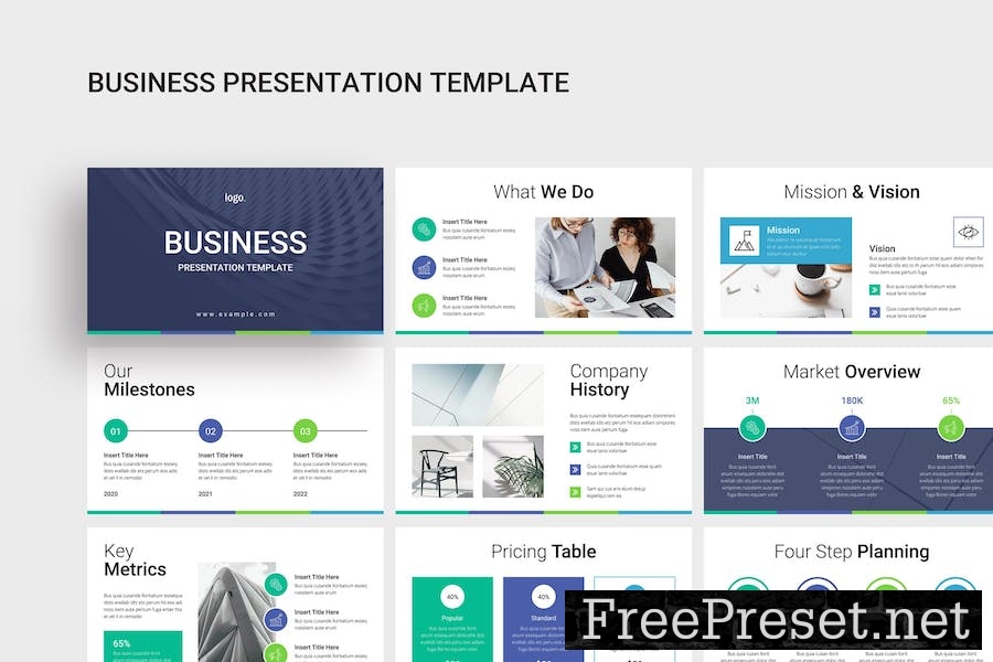 Business Google Slides Presentation Template FTATNAE