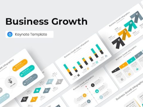 Business Growth Infographics Keynote Template A3WC7E6