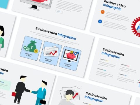 Business Idea Infographic Powerpoint MAM93JX