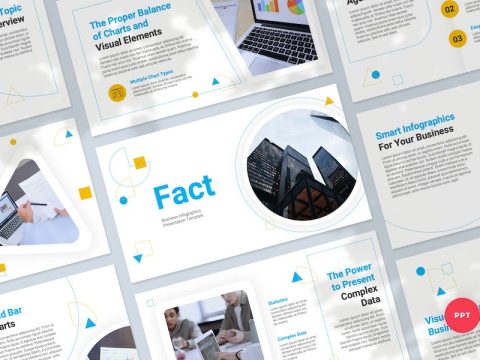 Business Infographics PowerPoint Template SLD5VH4