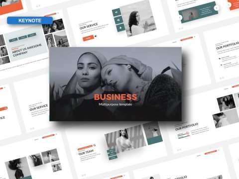 Business Keynote Template UHG58W6