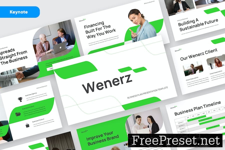 Business PItch Deck Keynote Template BBCK4M8