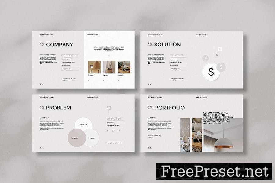 Business Plan Google Slides Template 5YHL35E