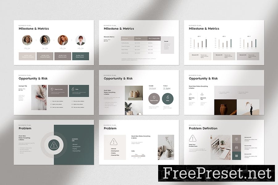 Business Plan Keynote Presentation Template