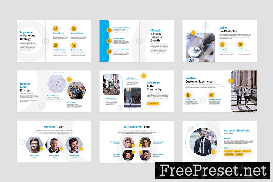 Business Plan Keynote Presentation Template 5R7WMET