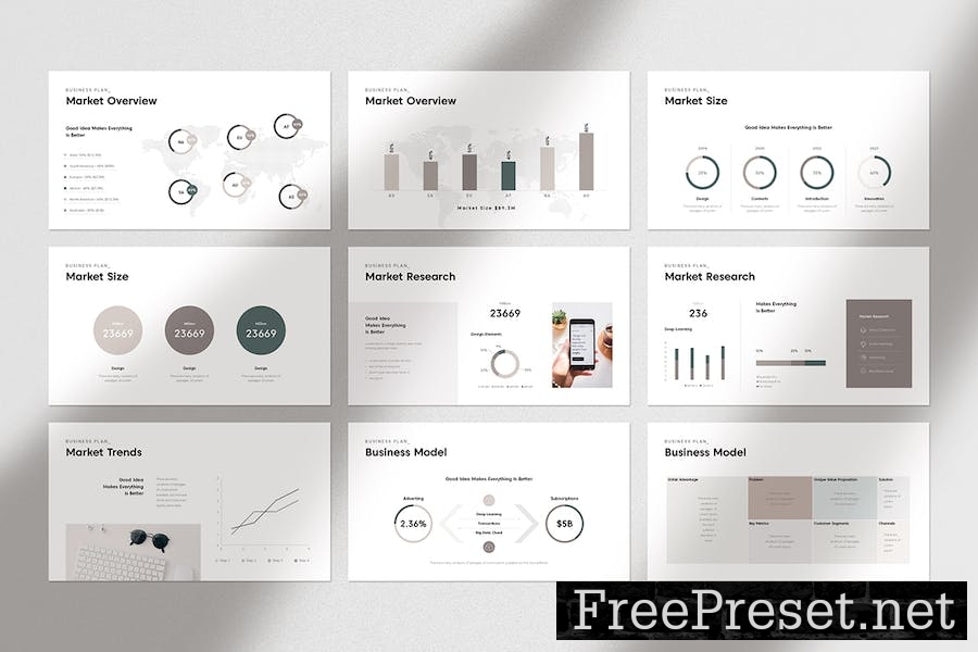 Business Plan Keynote Presentation Template