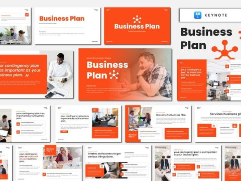 Business Plan Keynote Template 9M8JSD6