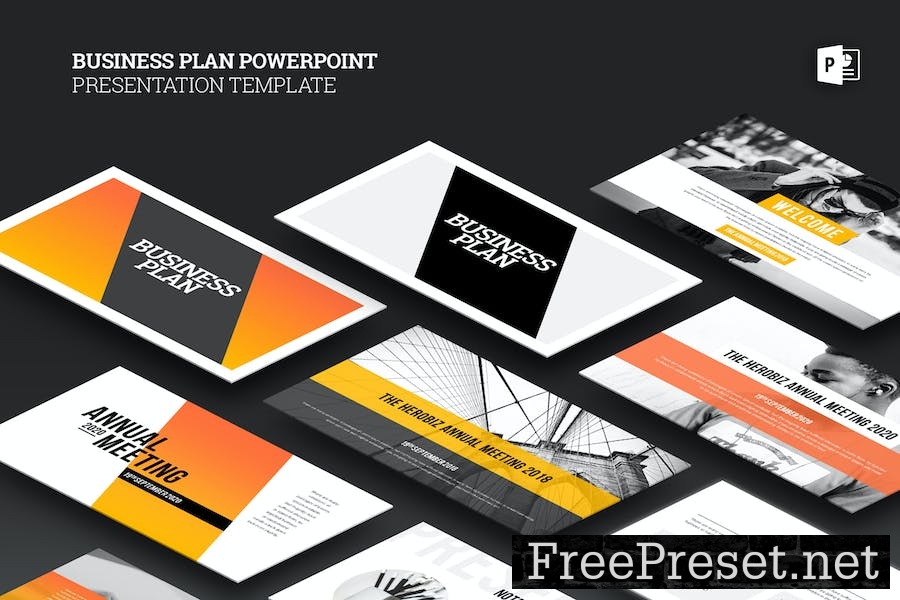 Business Plan Powerpoint Presentation Template N9HSWN4