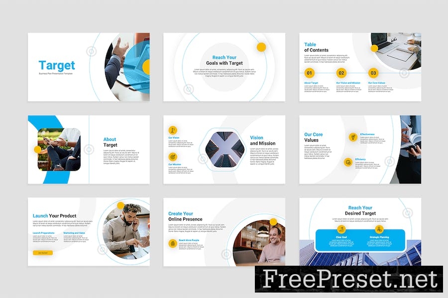 Business Plan PowerPoint Presentation Template VVZNF8Z