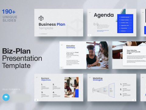 Business Plan Presentation Keynote Template ZRLCV5S