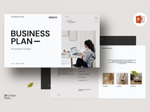 Business Plan Presentation Template KKR76X9