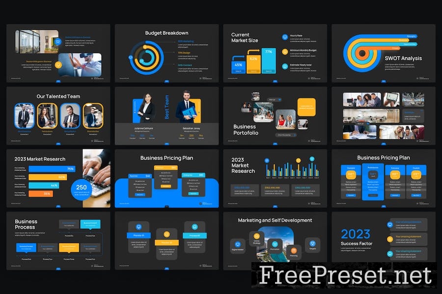 Business Plan Professional PowerPoint Template