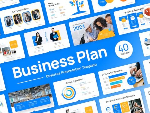 Business Plan Professional PowerPoint Template