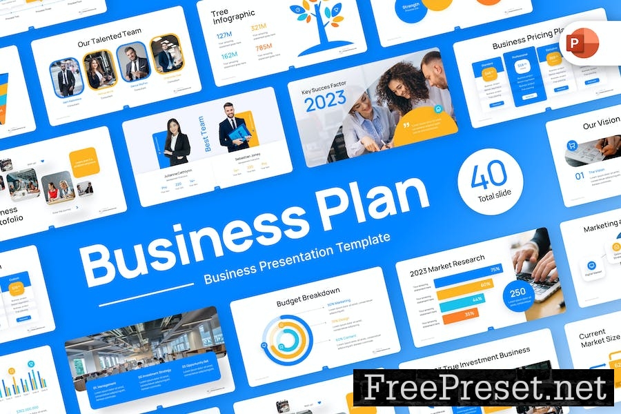 Business Plan Professional PowerPoint Template