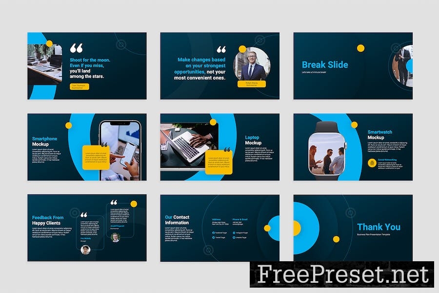 Business Plan Slides Presentation Template