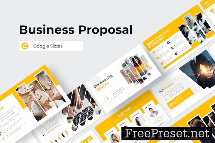 Business Proposal Google Slides Template L8QBFMH