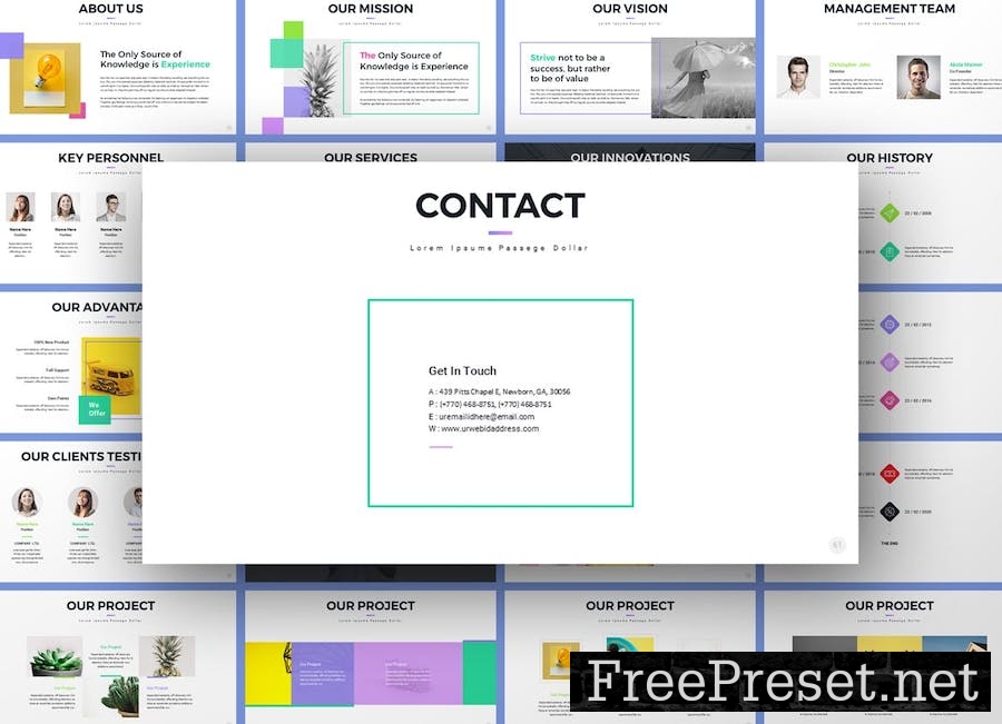 Business Proposal Keynote Presentation Template