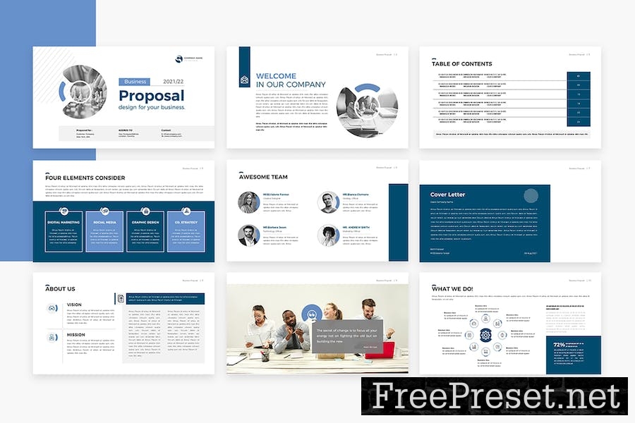 Business Proposal / PPT 4CSR7QF