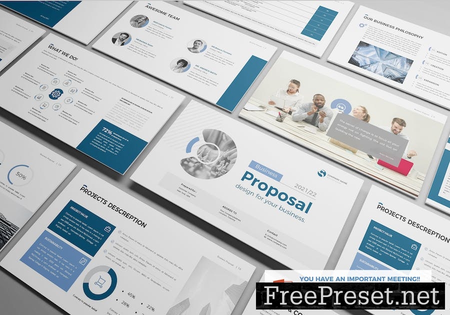 Business Proposal / PPT 4CSR7QF