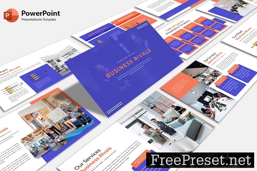 Business Rivals - PowerPoint Template