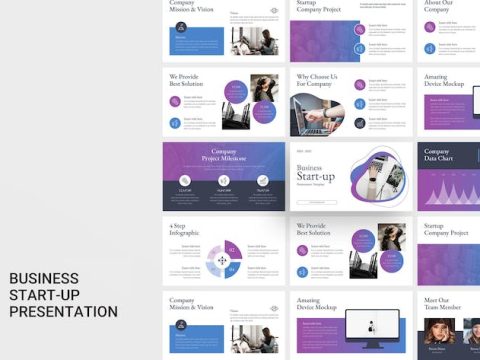 Business Start-up Google Slides Template CY56FL2