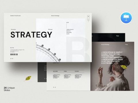 Business Strategy Keynote Template 7R5V6GP