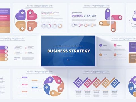 Business Strategy - PowerPoint Infographics Slides