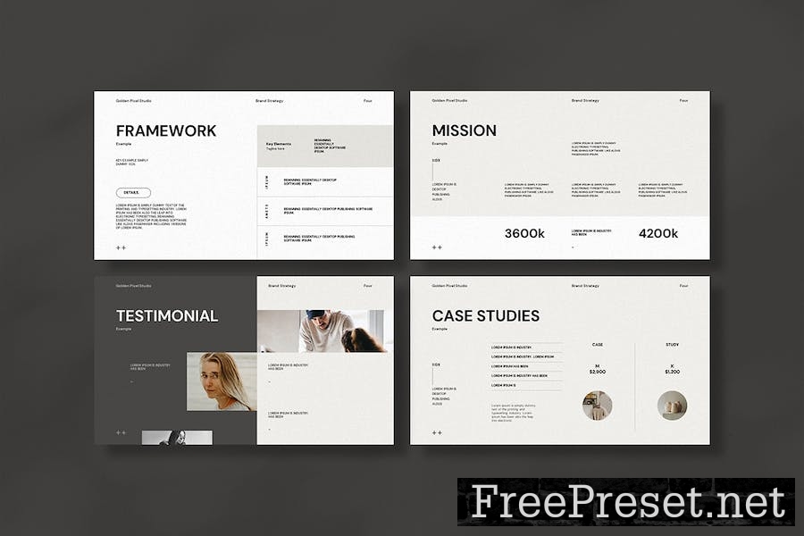 Business Strategy Presentation Template WKZPXZ9