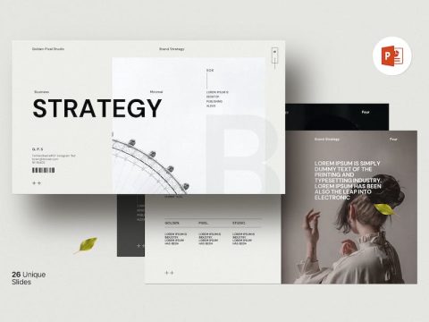 Business Strategy Presentation Template WKZPXZ9