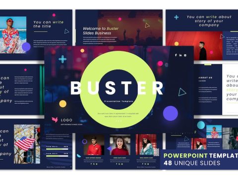 Buster - PowerPoint Presentation Template 4ZPLUUS