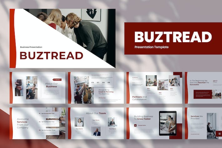 Buztread - Business Presentation Keynote Template 792P499