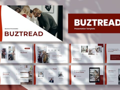 Buztread - Business Presentation PowerPoint Templa