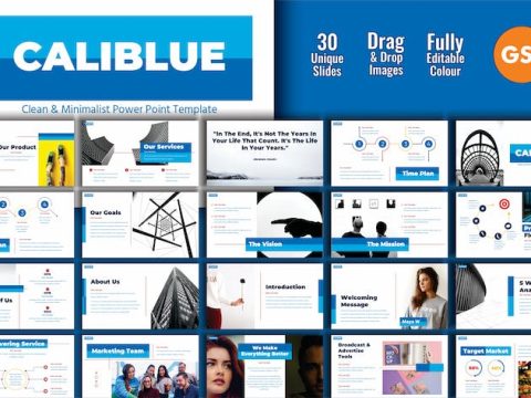 CALIBLUE Digital Business Profile GSL Template 002 8S6URLY