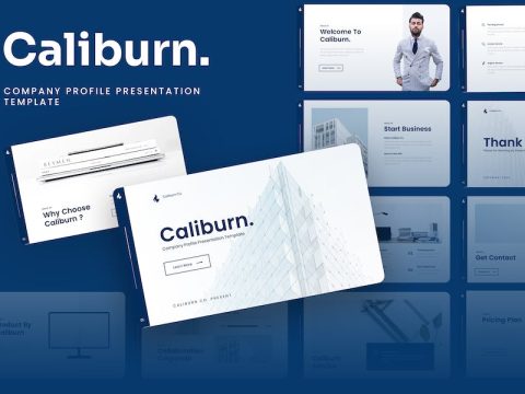 Caliburn - Company Profile Google Slides Template SE4SJKE