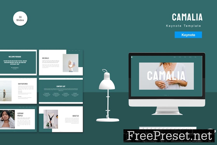 Camalia - Keynote Template 78E3TSB