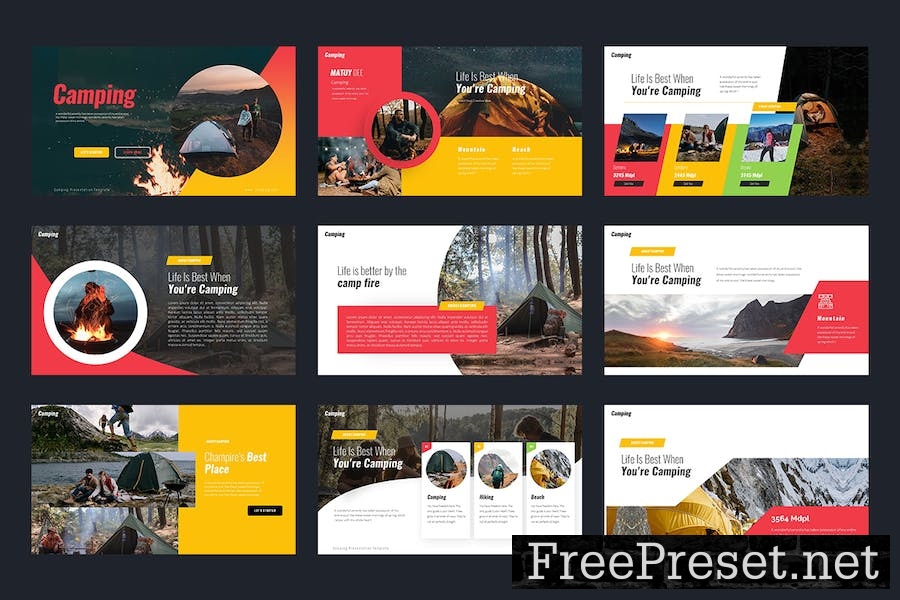 Camping Google Slides Templates