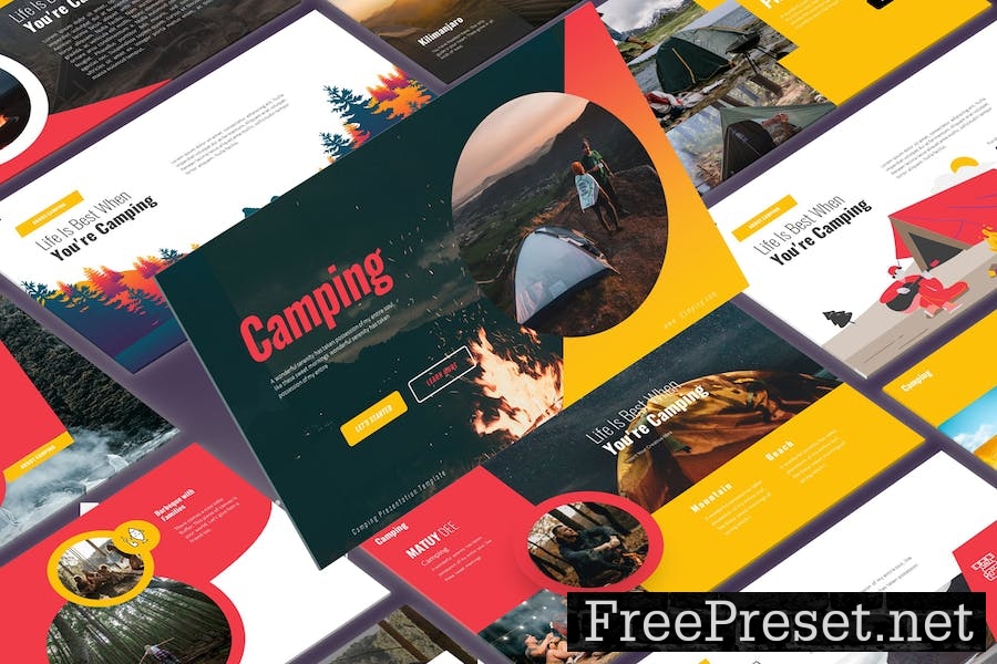 Camping Google Slides Templates