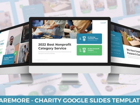 Caremore - Charity Google Slide Template KYNQFDL