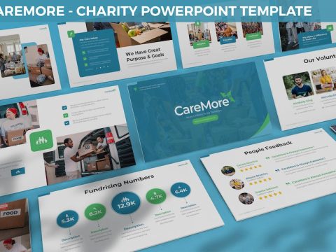 Caremore - Charity Powerpoint Template Z3THNUC