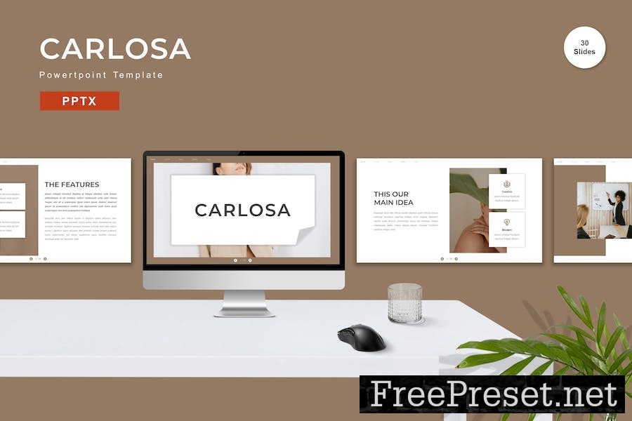 Carlosa - Powerpoint Template JLKNL2Y