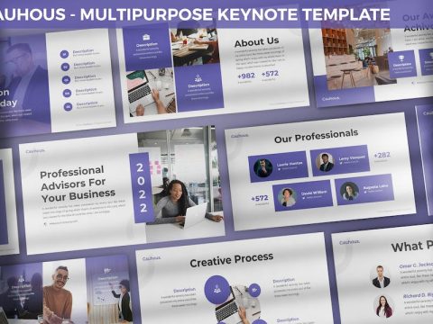 Cauhous - Multipurpose Keynote Template LU76TQD