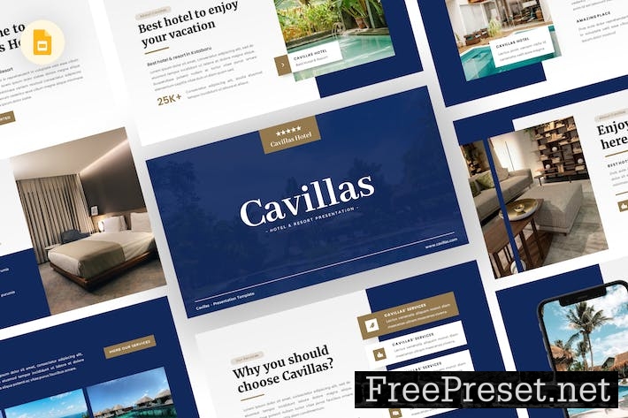 Cavillas - Hotel Google Slides Template