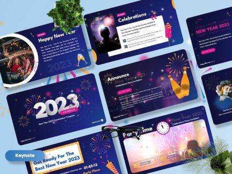 Celebrate - New Year 2023 Keynote Template SDKM534