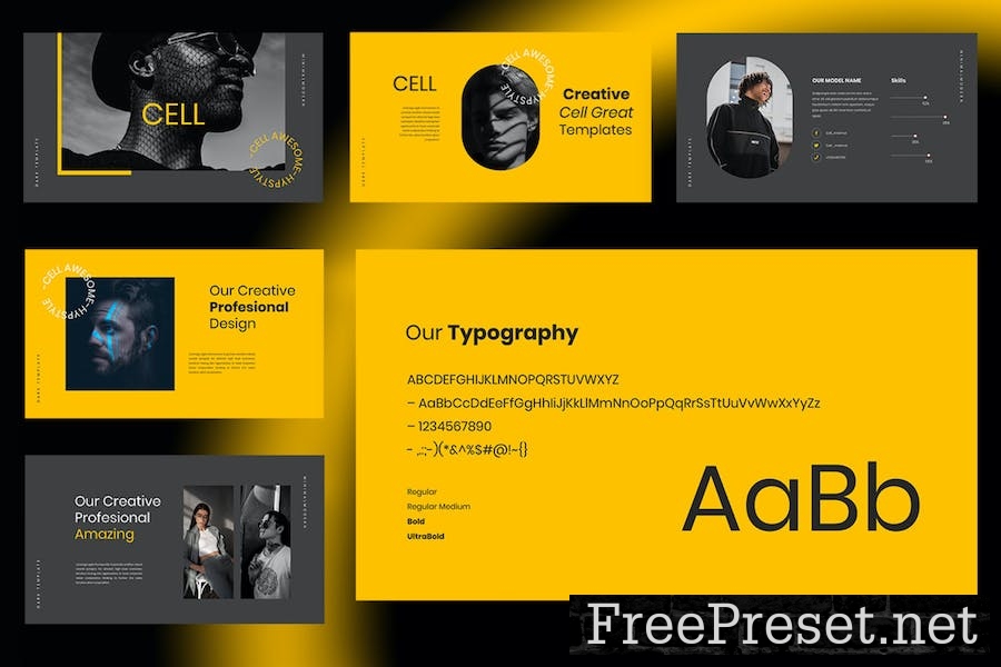 Cell Powerpoint Template JWDMLDV