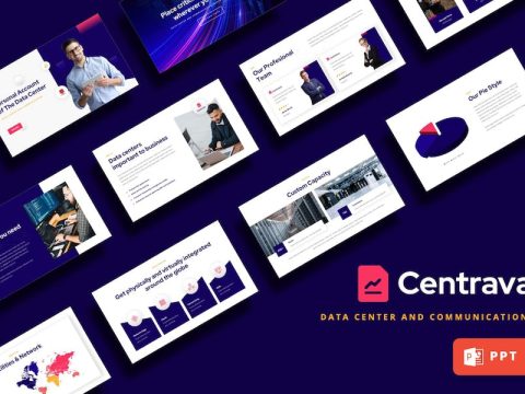 Centrava - Data Center Powerpoint Template